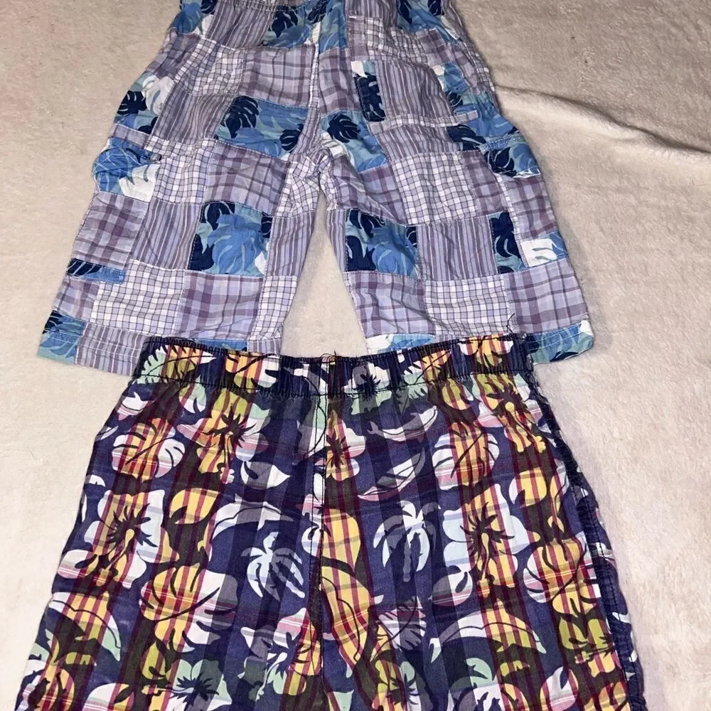 Set of 2 shorts and trunks boys size 4